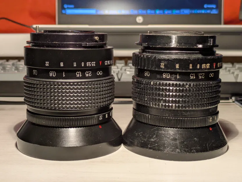 Ngàm chuyển ống kính Bayonet V (В) sang Pentacon Six (P6, Б) - Image 3