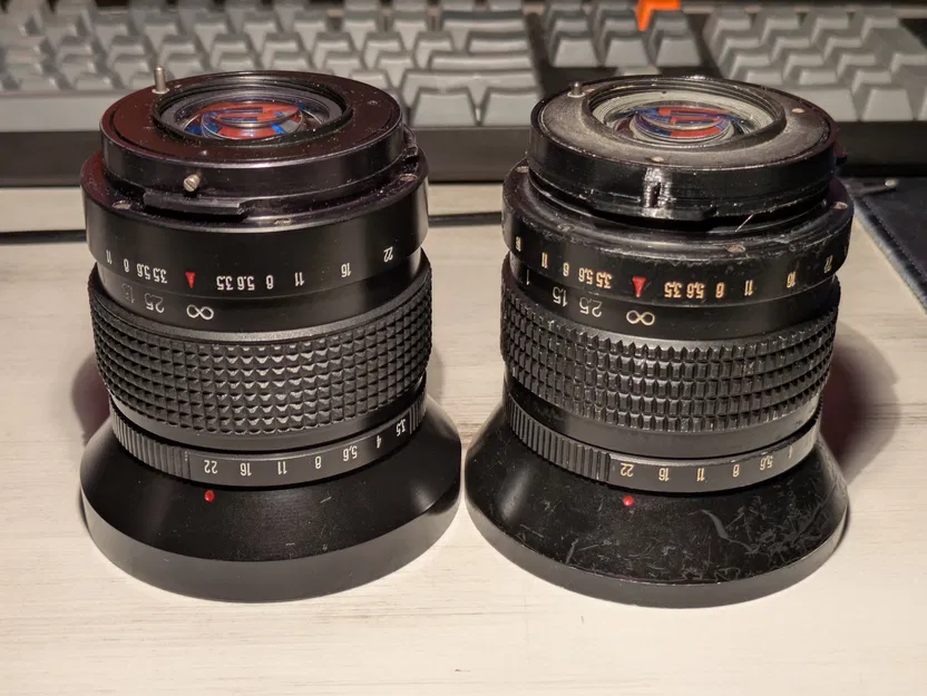 Ngàm chuyển ống kính Bayonet V (В) sang Pentacon Six (P6, Б) - Image 4