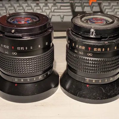 Ngàm chuyển ống kính Bayonet V (В) sang Pentacon Six (P6, Б)