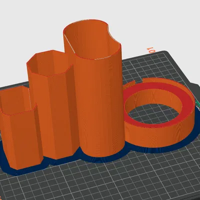 Khay đựng bút và đế để loa thông minh "After the rise, the great fall"