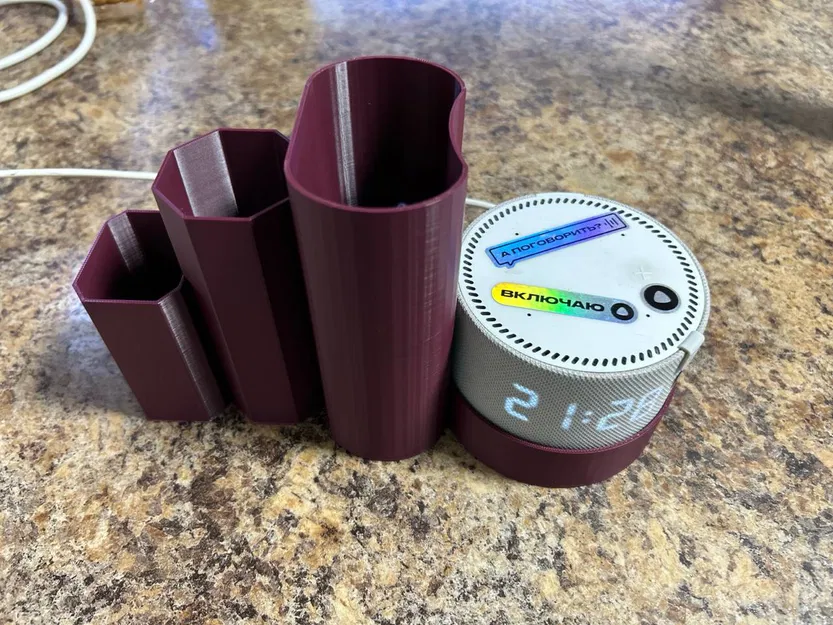 Khay đựng bút và đế để loa thông minh "After the rise, the great fall" - Image 5