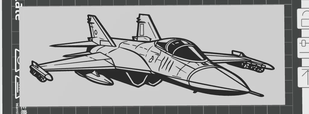 Mô hình tranh treo tường máy bay phản lực (Generic Jet Wall Art) - Image 1