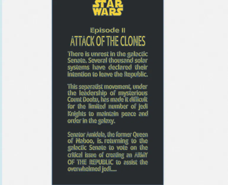 Bảng treo trang trí Star Wars Episode II: Attack of the Clones - Image 1