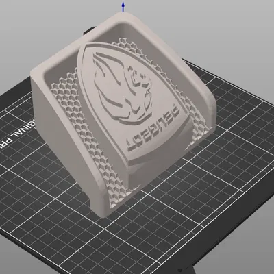 Logo cản trước Peugeot 307 SW đời mới 2022 (file in 3D)