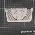 Logo cản trước Peugeot 307 SW đời mới 2022 (file in 3D) - Thumbnail 4
