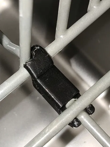 Kẹp nhựa thay thế giàn đĩa máy rửa bát Bosch 00611472 in 3D - Image 1