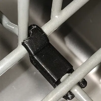 Kẹp nhựa thay thế giàn đĩa máy rửa bát Bosch 00611472 in 3D