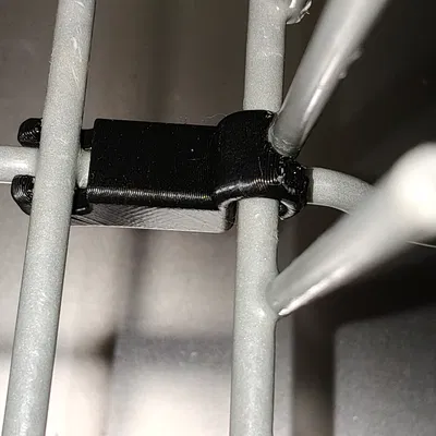 Kẹp nhựa thay thế giàn đĩa máy rửa bát Bosch 00611472 in 3D