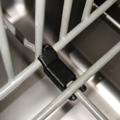 Kẹp nhựa thay thế giàn đĩa máy rửa bát Bosch 00611472 in 3D