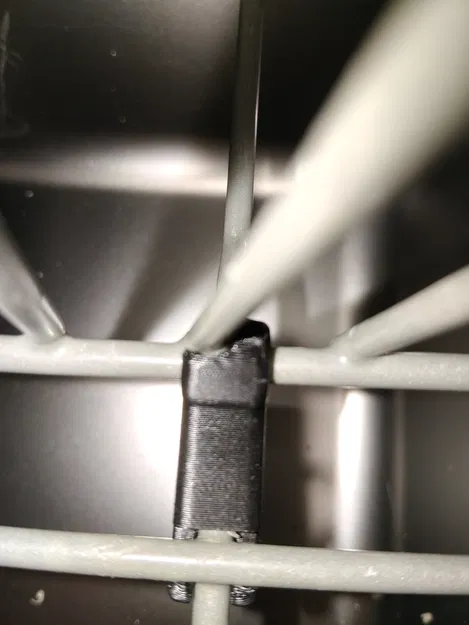 Kẹp nhựa thay thế giàn đĩa máy rửa bát Bosch 00611472 in 3D - Image 5