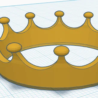 Mô hình vương miện nhà vua (crown) - Tệp STL in 3D sắc nét