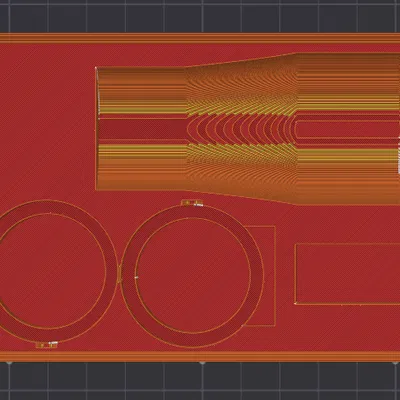 Khay đựng máy xăm Wormhole tích hợp Gridfinity tiện dụng