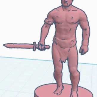 Mô hình đấu sĩ Gladiatore dũng mãnh - File in 3D chất lượng