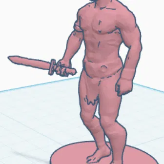 Mô hình đấu sĩ Gladiatore dũng mãnh - File in 3D chất lượng