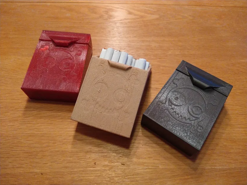 Mẫu hộp đựng thuốc lá in 3D độc đáo, tự lắp ráp - Image 1