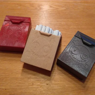 Mẫu hộp đựng thuốc lá in 3D độc đáo, tự lắp ráp