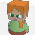 Mô hình Mini Alex Minecraft 3D - Đồ trang trí độc đáo dễ in - Thumbnail 1