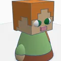 Mô hình Mini Alex Minecraft 3D - Đồ trang trí độc đáo dễ in - Thumbnail 2