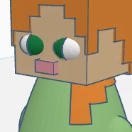 Mô hình Mini Alex Minecraft 3D - Đồ trang trí độc đáo dễ in