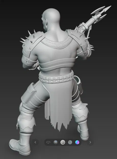 Mô hình 3D chiến binh Mad Max Warrior 10 cực ngầu - Image 4