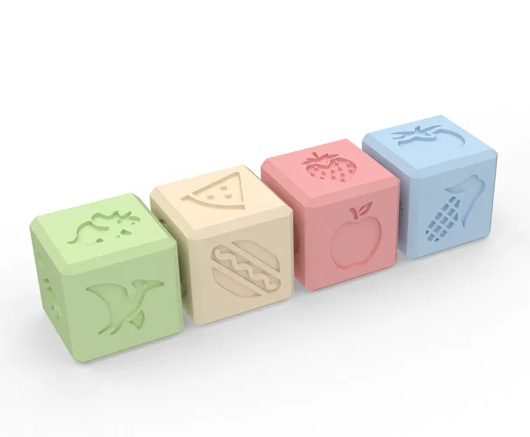 Bộ Khuôn Dập Khối Thông Minh | Chủ đề Đồ ăn và Khủng long | SET 2 - Image 2