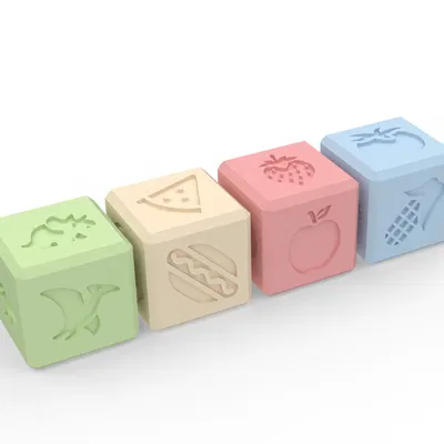 Bộ Khuôn Dập Khối Thông Minh | Chủ đề Đồ ăn và Khủng long | SET 2