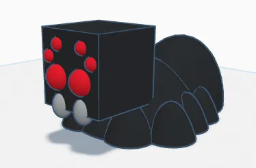 Mô hình Mini Spider phong cách Minecraft độc đáo cho game thủ - Image 1