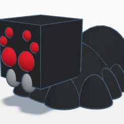 Mô hình Mini Spider phong cách Minecraft độc đáo cho game thủ