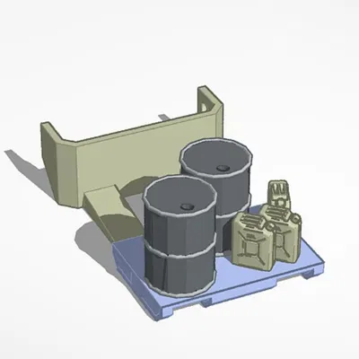 Bộ phụ kiện càng nâng và pallet cho robot Otto in 3D
