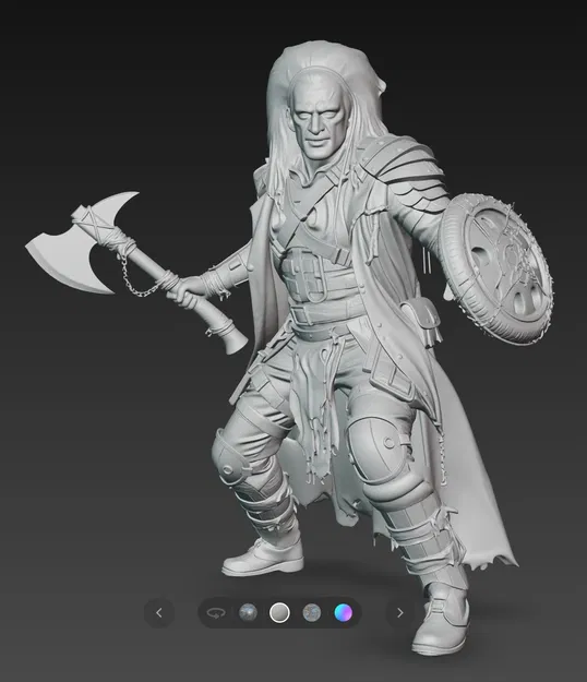 Mô hình chiến binh Mad Max Warrior 9 chi tiết cho in 3D - Image 2