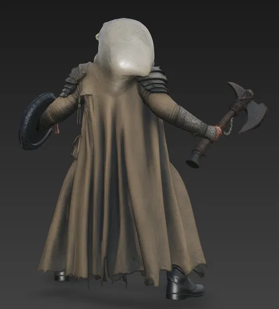 Mô hình chiến binh Mad Max Warrior 9 chi tiết cho in 3D - Image 4