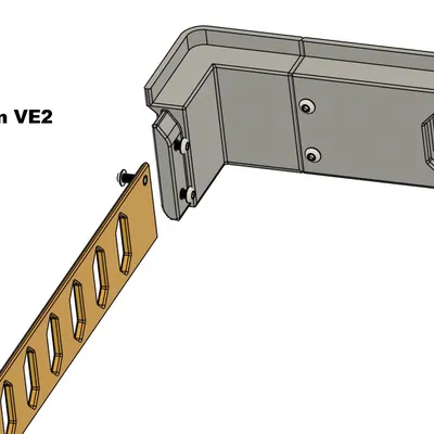 Bộ nâng nắp (lid raiser) cho Creality K2 plus (đã cập nhật bản VE2 ngày 22/02/2025)