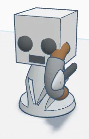 Mô hình 3D Mini Skeleton Minecraft dễ in cho người đam mê sưu tầm - Image 1