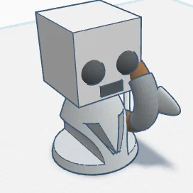 Mô hình 3D Mini Skeleton Minecraft dễ in cho người đam mê sưu tầm