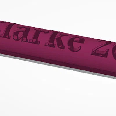 Mô hình trang trí gậy khúc côn cầu 3D - Clarke 26