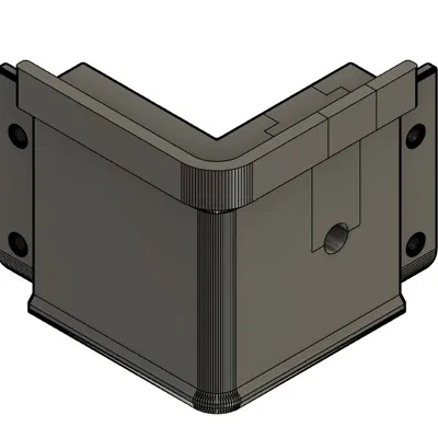 Miếng góc đi dây Cartographer3D cho nắp nâng Creality K2 Plus