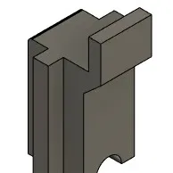 Miếng góc đi dây Cartographer3D cho nắp nâng Creality K2 Plus