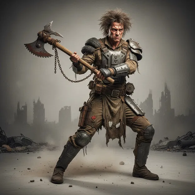 Mô hình chiến binh Mad Max Warrior 8 độc đáo cho in 3D - Image 1