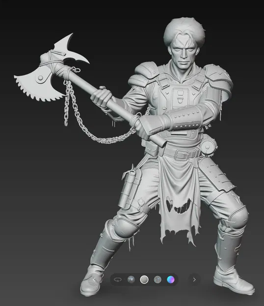 Mô hình chiến binh Mad Max Warrior 8 độc đáo cho in 3D - Image 2