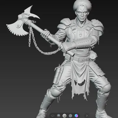 Mô hình chiến binh Mad Max Warrior 8 độc đáo cho in 3D