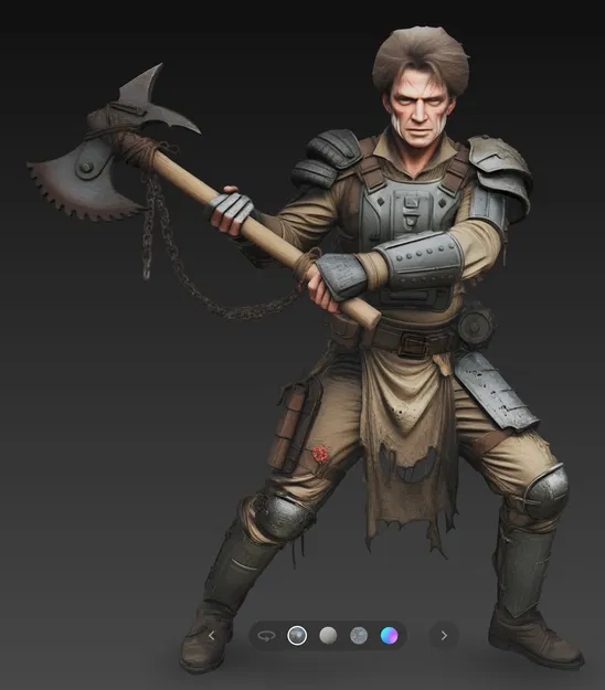 Mô hình chiến binh Mad Max Warrior 8 độc đáo cho in 3D - Image 5