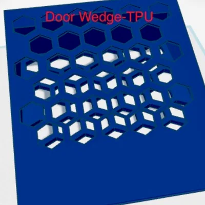 Mẫu chặn cửa Door Wedge thiết kế tổ ong in 3D hiệu quả với TPU