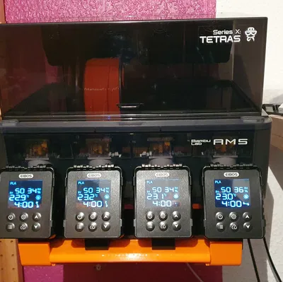 Giá treo tường cho AMS 1 với bản độ Tetras của Eibos