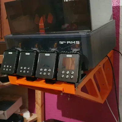 Giá treo tường cho AMS 1 với bản độ Tetras của Eibos