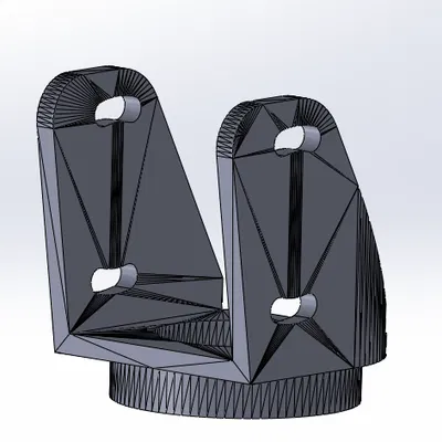 Ngàm Gắn Camera (Pan Mount) Cho Hệ Thống Chupito - Tối Ưu Tùy Chỉnh