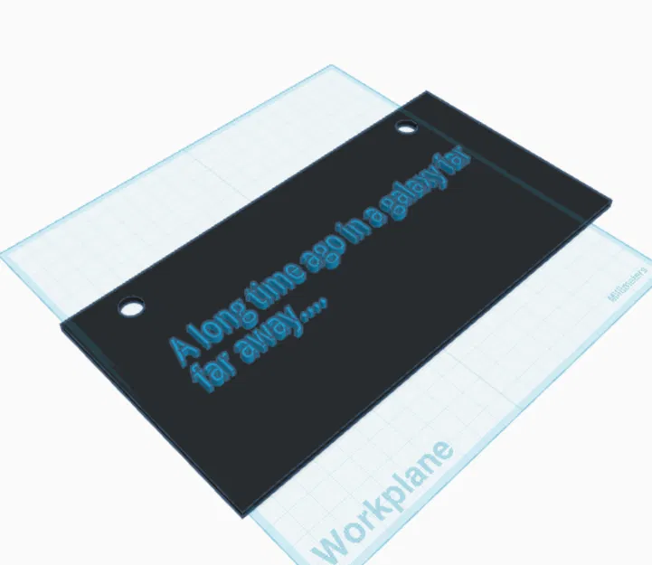 Bảng trang trí Star Wars 3D - A long time ago in a galaxy far away - Image 3