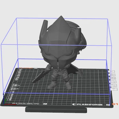 Mô hình in 3D Igris (Solo Leveling) theo phong cách Funko Pop