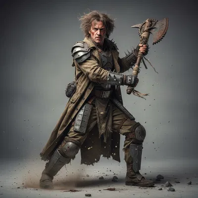 Mô hình chiến binh hậu tận thế Mad Max Warrior 7 in 3D