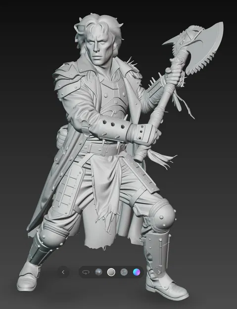 Mô hình chiến binh hậu tận thế Mad Max Warrior 7 in 3D - Image 2