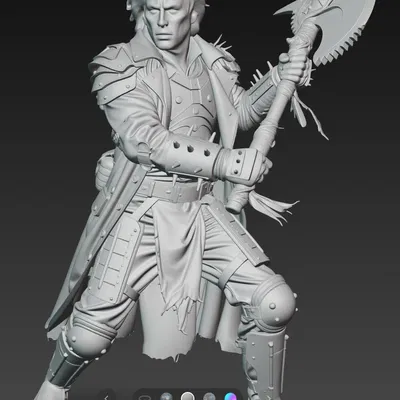 Mô hình chiến binh hậu tận thế Mad Max Warrior 7 in 3D